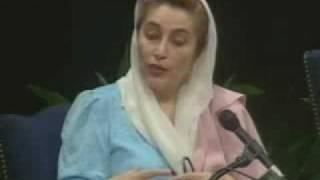 Benazir Bhutto on Afghanistan and the US