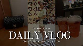 Daily Vlog | Seafood | Raising Canes | Art Gallery | Danielle Goodley