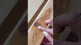 wood graining ഡോറിൽ ഒരു തേക് ഡിസൈൻ വര