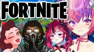 Ironmouse Plays Fortnite With HeavenlyFather, Miss Lala & Saiiren