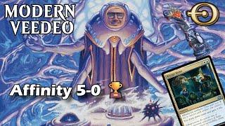 5-0  with Affinity! This new card is very good here! | Modern | MTGO