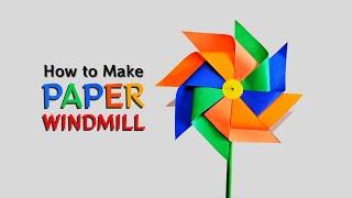 The EASIEST Way to Create a Paper WINDMILL at Home