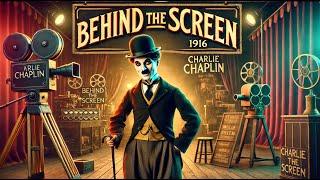 Charlie Chaplin - Behind the Screen (1916) - color (Laurel & Hardy)