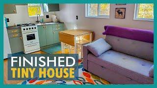 TUFF SHED converted into an Attractive TINY House | FULL Walk through!!