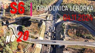 S6 OBWODNICA LĘBORKA 04.11.2024 FILM NR 20 / 4K / Dji Mavic 3 Pro