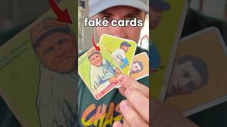 HOW to SPOT a FAKE Vintage Baseball Card!