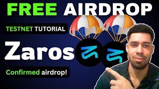 Zaros Testnet Tutorial FREE AIRDROP confirmed! Easy steps!