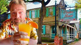 Scottish Guy Tries Savannah's PIRATE HOUSE ‍️