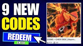 UPDATE NEW! ROBLOX SLAYERS UNLEASHED CODES 2024!! | BE QUICKLY | PART 94