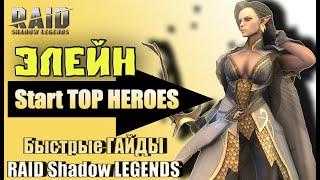 Быстрый Гайд Элейн RAID Shadow Legends