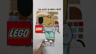 LEGO Chill Guy MOC Tutorial ‍️ #chillguy #legomoc #legotutorial