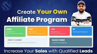 How to Start your Own Affiliate Marketing Program on your ecommerce website with WordPress [Hindi]