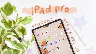 ipad pro unboxing + current setup  apps and accessories i use for school