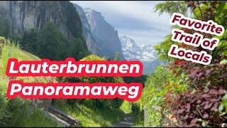 Most Beautiful Walks - Lauterbrunnen - Panoramaweg - Local Secret - Swiss Traveling Interlaken Area