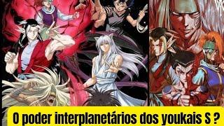 o poder interplanetário absurdo de Yusuke,  Kurama e Hiei!