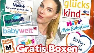 GRATIS GESCHENK BOXEN für ALLE! BABYCLUBS: dm, rossmann, Hipp, Aptawelt, Müller, Nestle,...