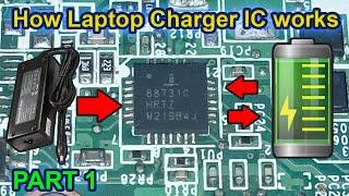 How Charger Controller IC ISL88731C Works on the Motherboard | Part 1 | Battery without AC-Adapter