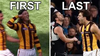 AFL Teams First Goal v Last Goal of the 2024 Season