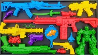 Membersihkan Nerf Shotgun, Assault Rifle, AK47, Sniper Rifle, Glock Pistol, M16, Laser Gun EPS 07