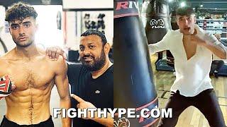 AADAM HAMED GOT MOVES LIKE DAD PRINCE NASEEM HAMED; DISPLAYS "CHIP OFF THE OLD BLOCK" SKILLS