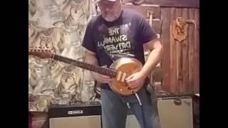 COCAINE - FRYING PAN GUITAR ON COKE by Terry Mojo Johnson