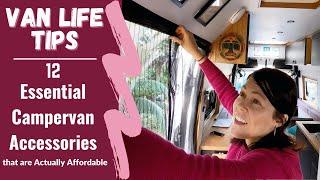 12 Essential Campervan Accessories that are Actually Affordable - Van Life Tips