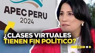 ¿Anuncio de clases virtuales por APEC tienen un fin político? #ADNRPP | ENTREVISTA