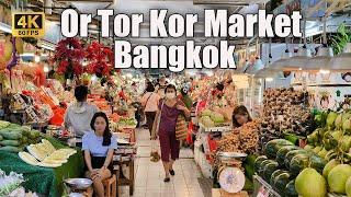 [4K] OR TOR KOR Market - Bangkok | Best High Quality fresh market in Thailand 2024