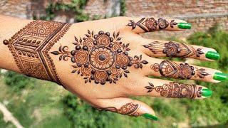 Back Hand Floral Mehndi Design ️|| Eid Mehndi Design || Henna with Manu