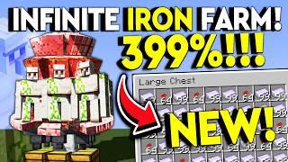 BEST 1.21 INFINITE IRON FARM! Minecraft Bedrock MCPE/Xbox/PS4/Nintendo Switch/Windows 10