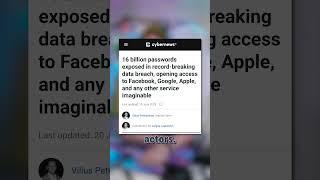16 Billion Data Breach