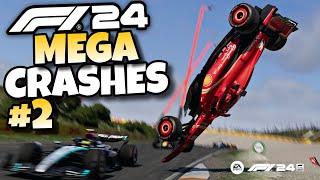 F1 24 MEGA CRASHES #2