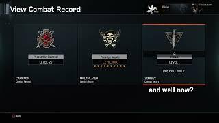 I Reset my Level 600 Zombies Stats For this ONE reason on Black Ops 3