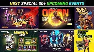 Upcoming Events In Free Fire l Free Fire New Event l Ff New Event l Scorpio Bundle Return Date