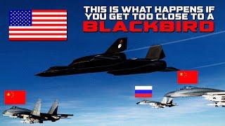 This is what happens when you get too close to a SR-71 Blackbird. #usa #russia #china #blackbird