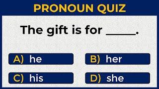 Pronoun Quiz: CAN YOU SCORE 25/25?  #challenge 1