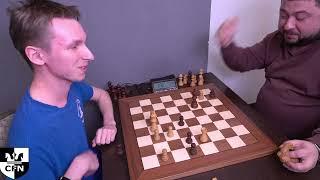 FM Megavolt (2223) vs GM Hummer (2514). Chess Fight Night. CFN. Blitz