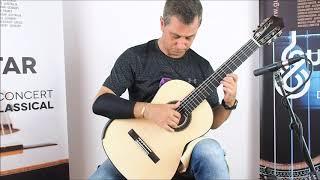 Luthier Martin Blackwell  Demo Fortea & HVL www.concert-classical-guitar.com
