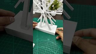 Wow Ferris wheel - Beautiful Miniature!! Part 5 #craft #handmade #tools #creative#shorts#trending