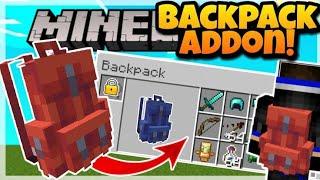 ADDON DE MOCHILAS para MINECRAFT BEDROCK 1.20 | Backpack addon