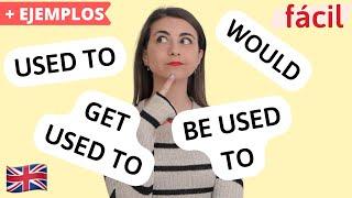 USED TO, WOULD, BE USED TO, GET USED TO - Cómo usarlos con ejemplos y ejercicio