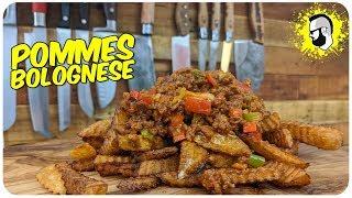 POMMES BOLOGNESE REZEPT (alternativ für Spaghetti / Nudeln) | Pommes Män
