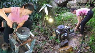 Repair And Restore 200V Generator - Make Free Electricity From Water. Duyen / Mechanical Girl