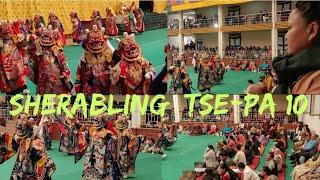 Cham||Sacred Lama Dance|| Tse Pa- 10 || Sherabling || Tai Situ Rinpoche Monastery || Shedra||Bhattu|