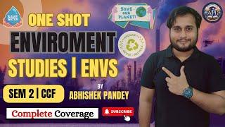 ENVS | ONE SHOT | Sem 2 CCF | B. com | Calcutta University