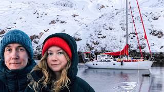 Living 6 Months In the Ice In Greenland (First Winter Storm)