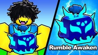 RUMBLE FRUIT AWAKENING Noob to Pro in Blox Fruits