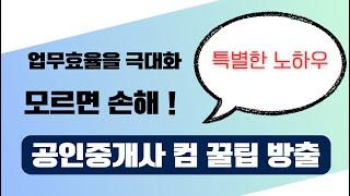공인중개사 컴맹 탈출 프로젝트/진짜 실무 IT 꿀팁
