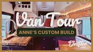 Minimalist Van Build for Solo Travel | Anne’s Custom Drifter Van at 80+