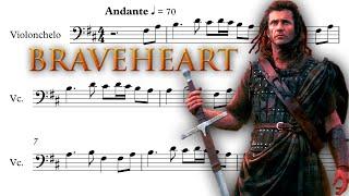 Braveheart Theme Song Cello Solo by Stephan Bookman